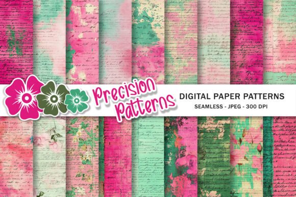 Download Handwriting Pink and Green Junk Journal - Premium Resources